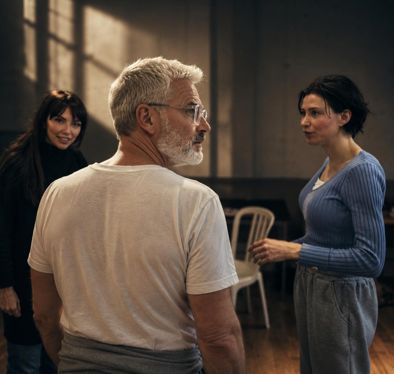 Un groupe en atelier, lumière naturelle chaude